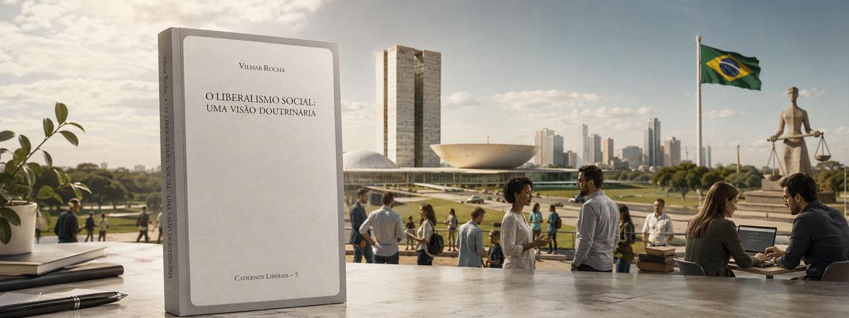 Livro em destaque simboliza democracia, liberdade, justiça social e cidadania brasileira.